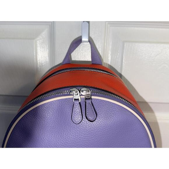 Coach Court Backpack In Colorblock - Multi Violet CR768 - Picture 5 of 8